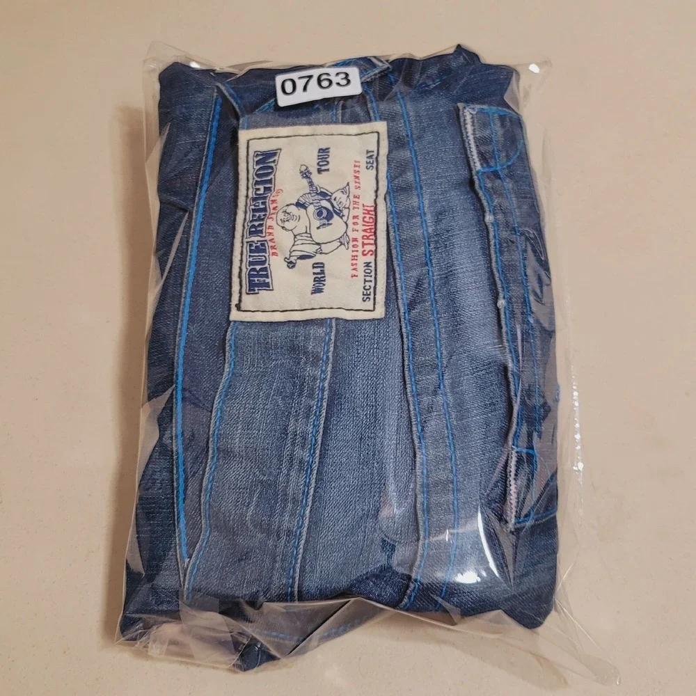 True Religion Jeans Men's 38/34 World Tour Pants Section Straight